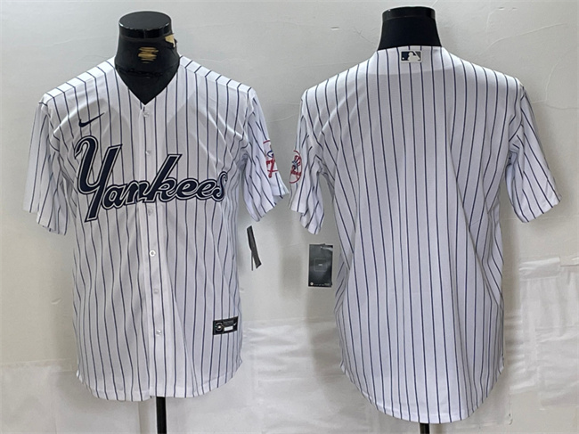 Men's New York Yankees Blank White Cool Base Stitched Baseball Jersey Men's New York Yankees Blank White Cool Base Stitched Baseball Jersey